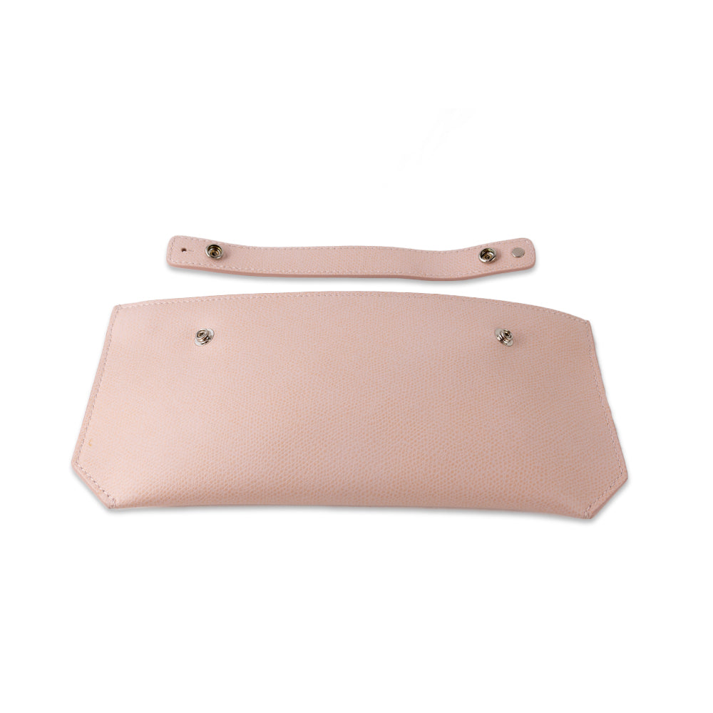 Senreve Pink Leather Handheld Clutch