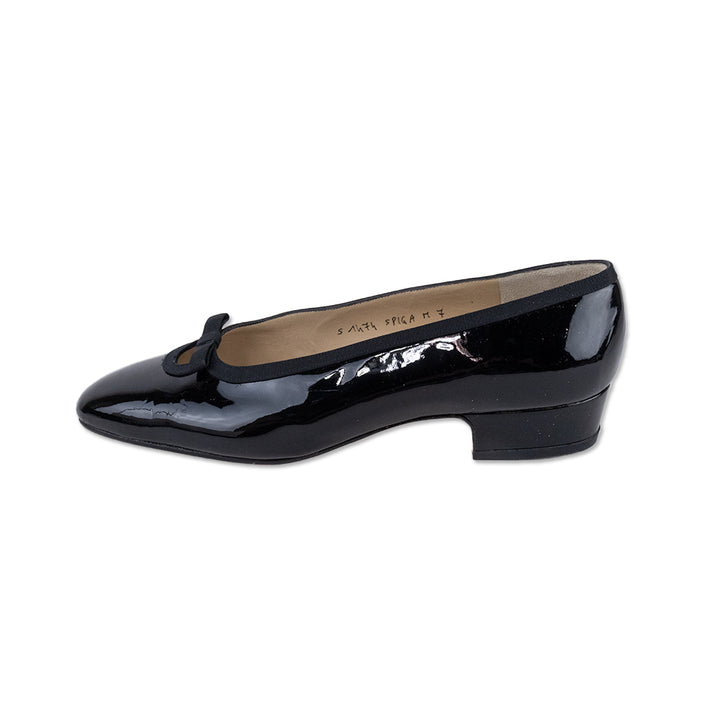 Silvia Fiorentina Black Patent Leather Loafers