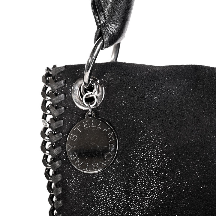 Stella McCartney Black Falabella Flap Shoulder Bag