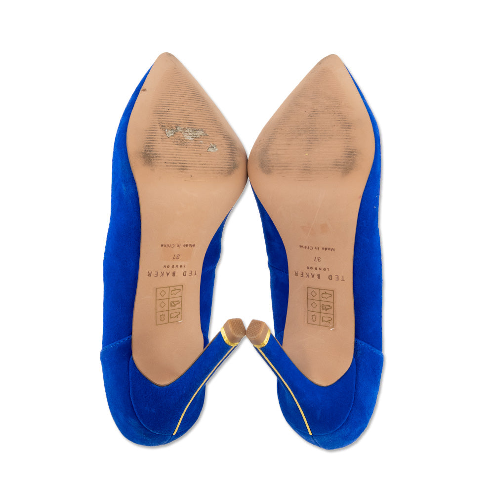 Ted Baker Orlays Blue Suede Pumps