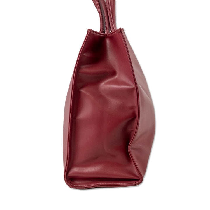 Telfar Medium Oxblood Shopping Bag