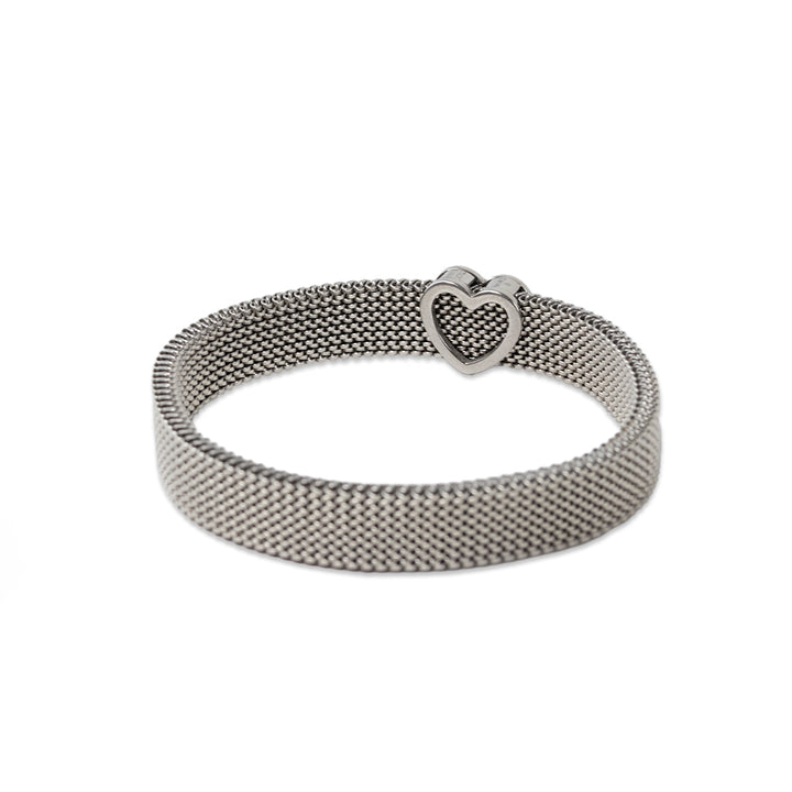 Tiffany 
Co. Somerset Mesh Heart Bracelet