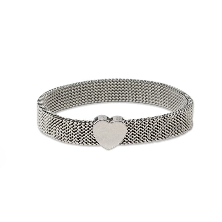 Tiffany 
Co. Somerset Mesh Heart Bracelet