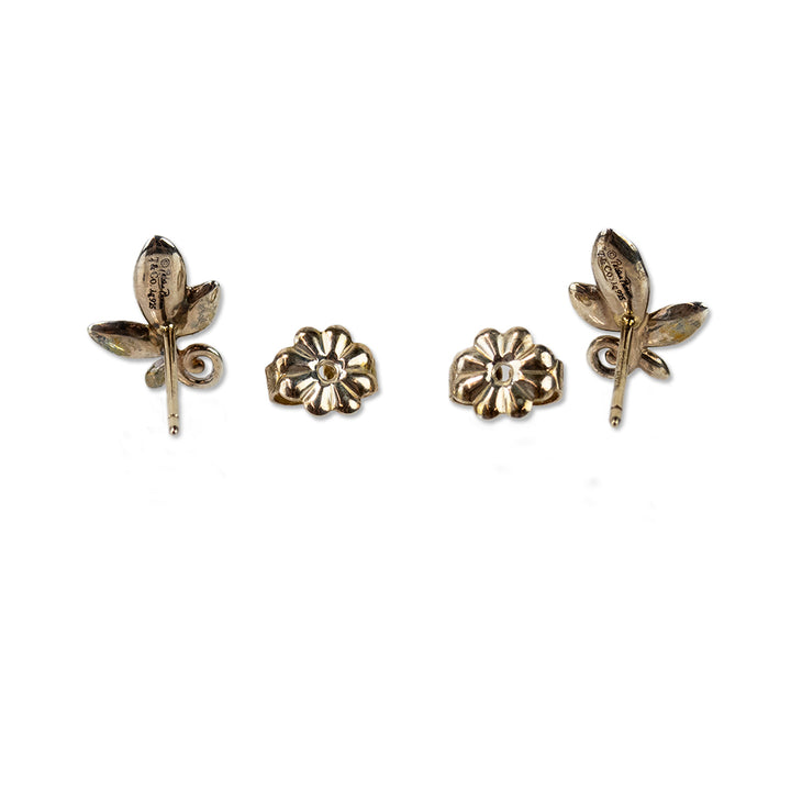 Tiffany 
Co. Sterling Silver Olive Leaf Stud Earrings