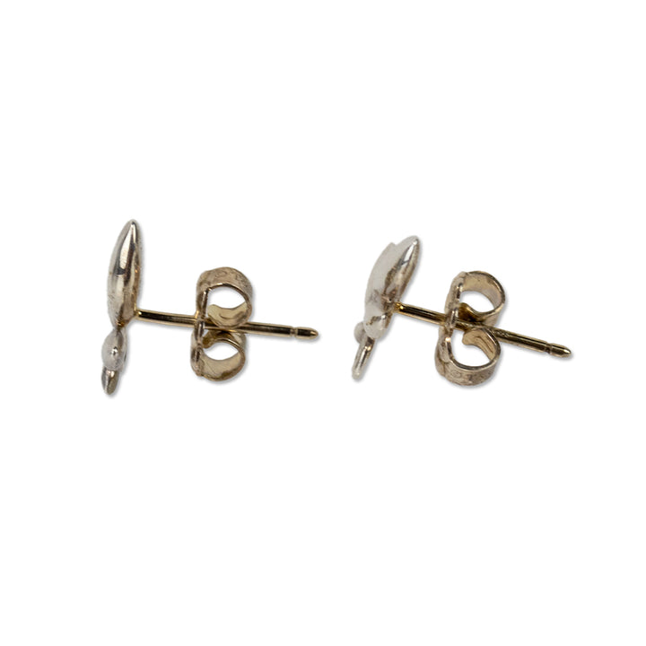 Tiffany 
Co. Sterling Silver Olive Leaf Stud Earrings