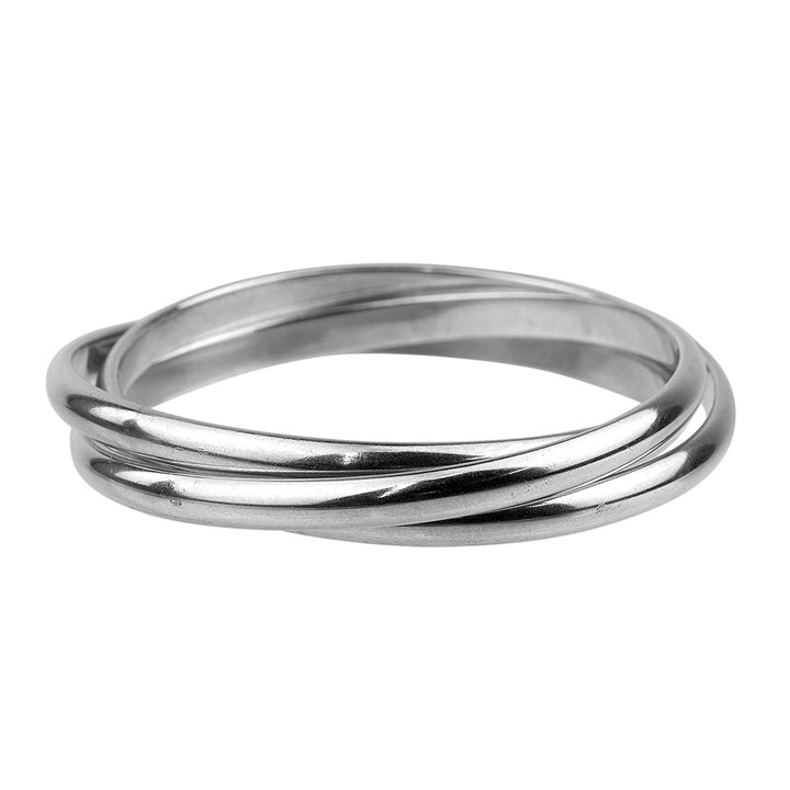 Tiffany 
Co. Vintage Sterling Silver Rolling Bangle Bracelet Set