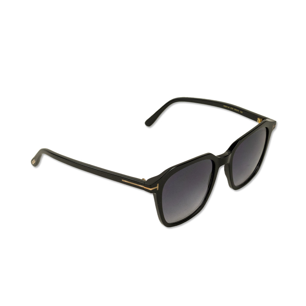 Tom Ford Black Geometric Square Sunglasses