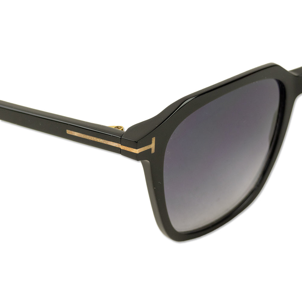 Tom Ford Black Geometric Square Sunglasses