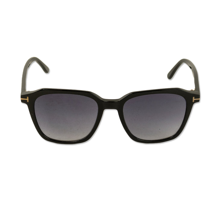 Tom Ford Black Geometric Square Sunglasses