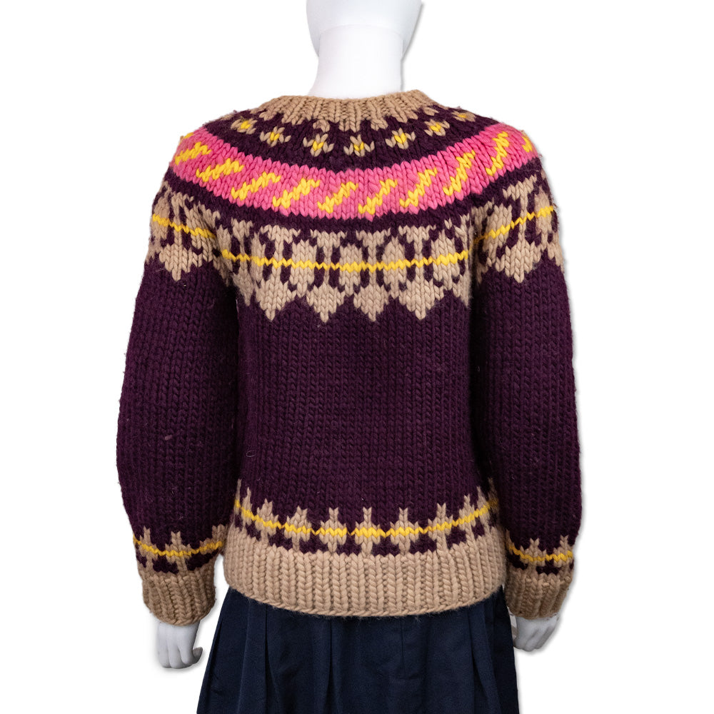 Tory Burch Fair Isle Wool Sweater