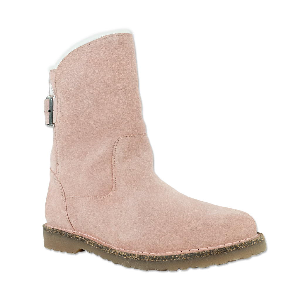 Birkenstock Upsalla Shearling Pink Suede Boots