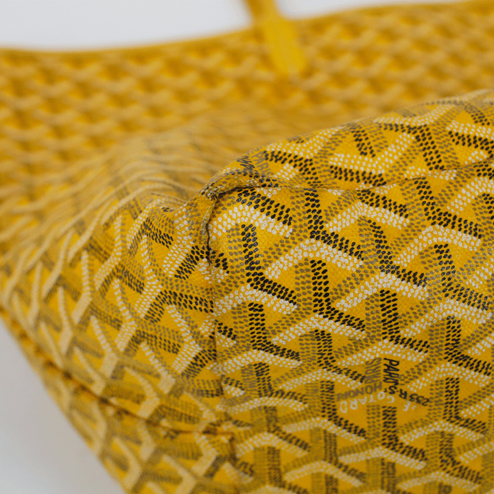 Goyard Yellow Coated Canvas St. Louis GM Tote Bag