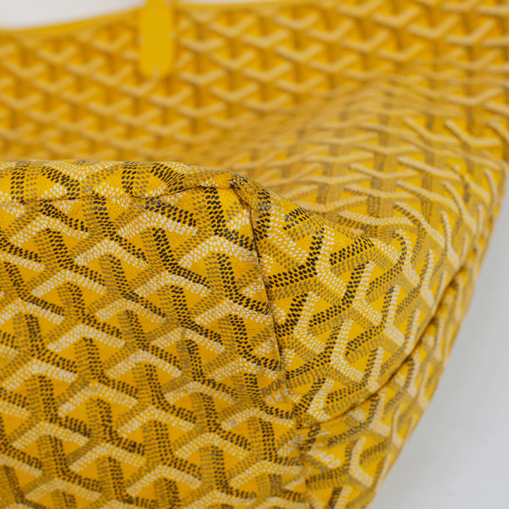 Goyard Yellow Coated Canvas St. Louis GM Tote Bag