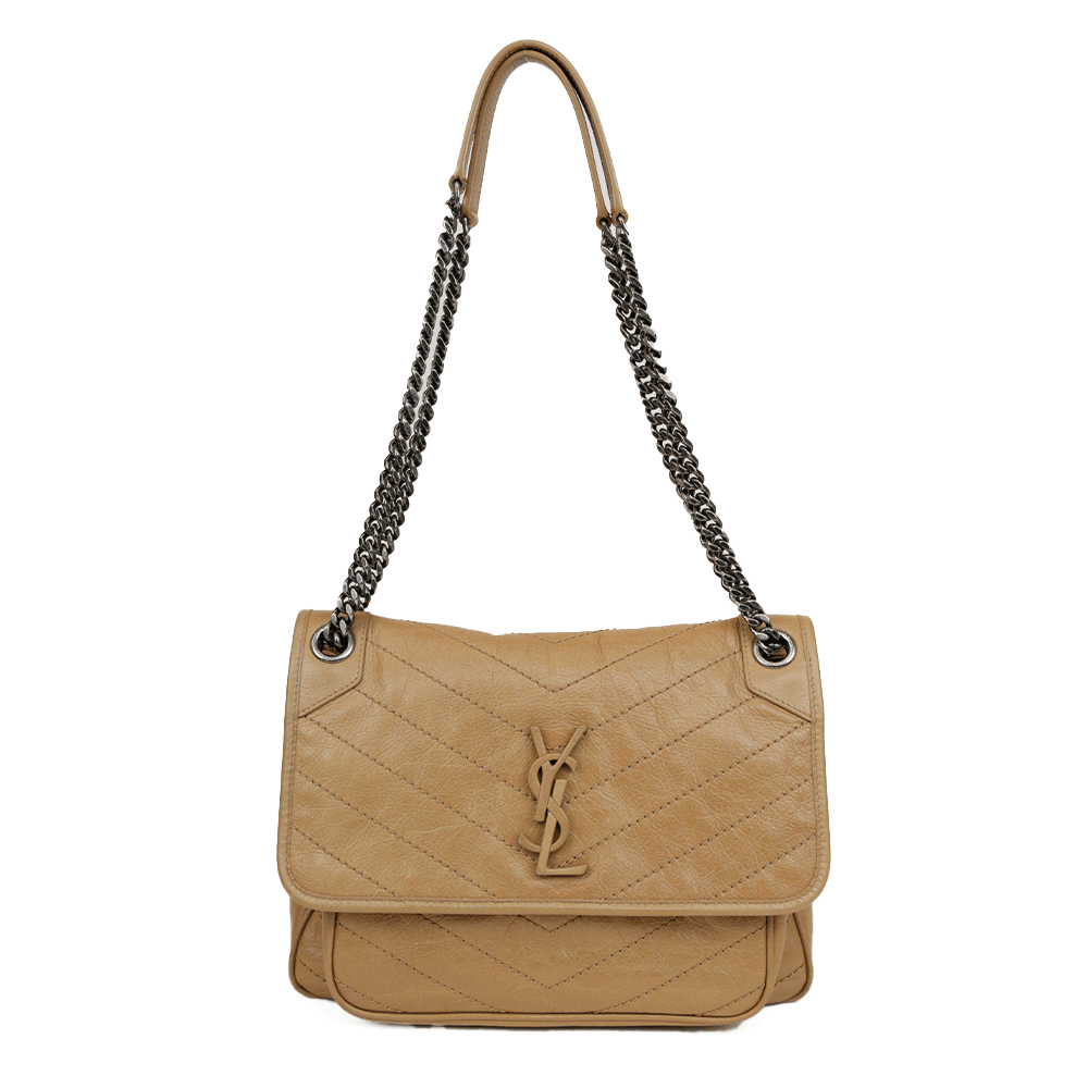 Saint Laurent Tan Medium Nikki Flap Bag