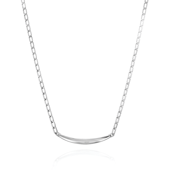 Jenny Bird Willa Slim Silver Necklace