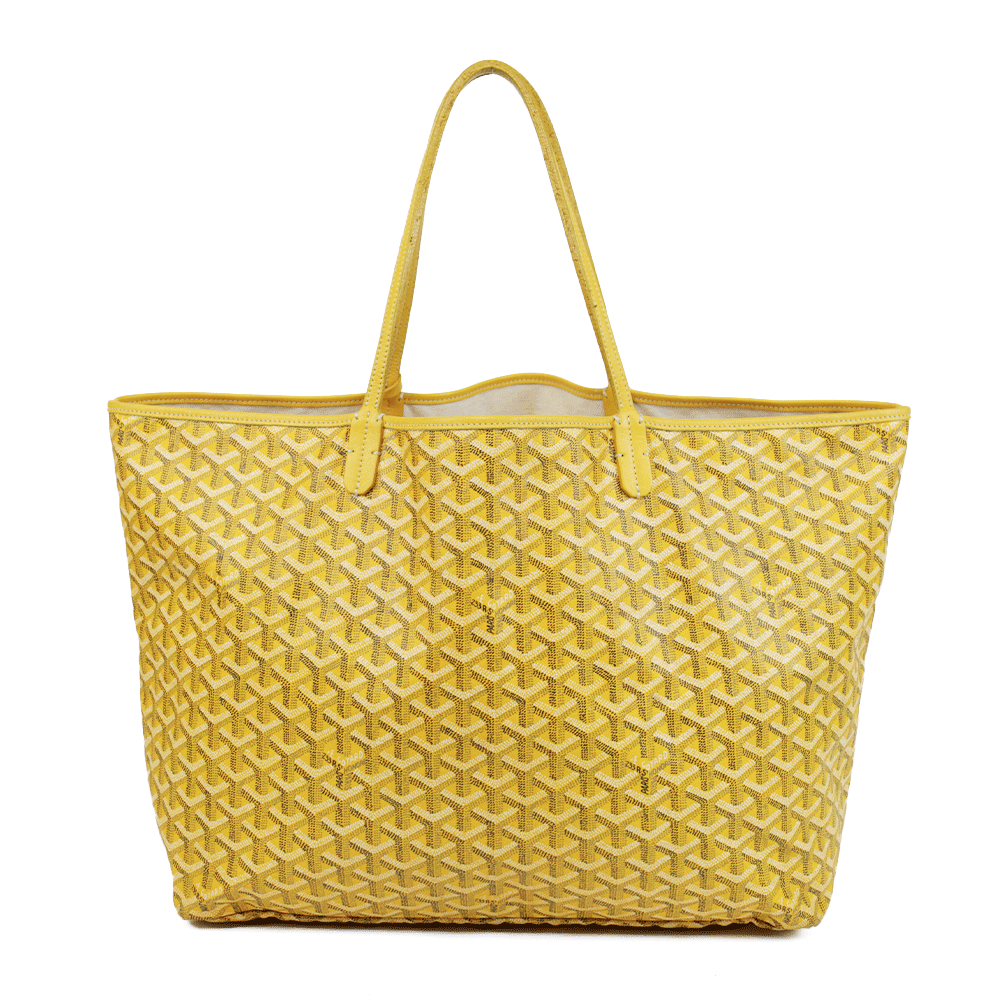 Goyard Yellow Coated Canvas St. Louis GM Tote Bag
