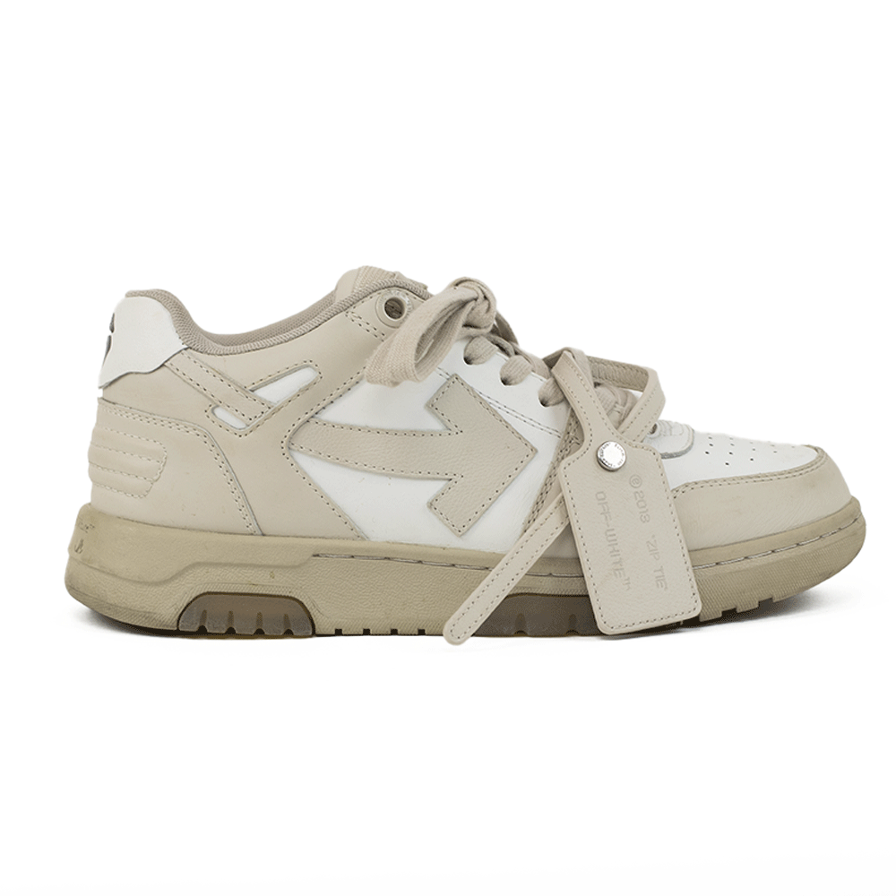 Off-White Out Of Office Beige 
White Sneakers