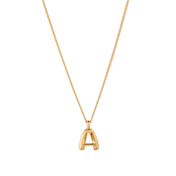 Jenny Bird Gold Monogram Chain Necklace