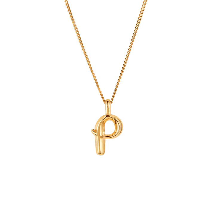 Jenny Bird Gold Monogram Chain Necklace