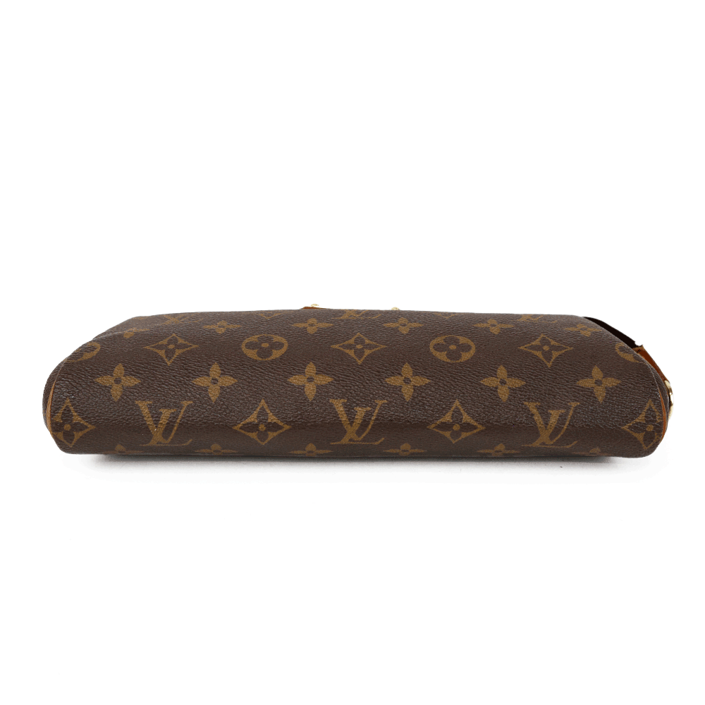 Louis Vuitton Monogram Coated Canvas Eva Pochette