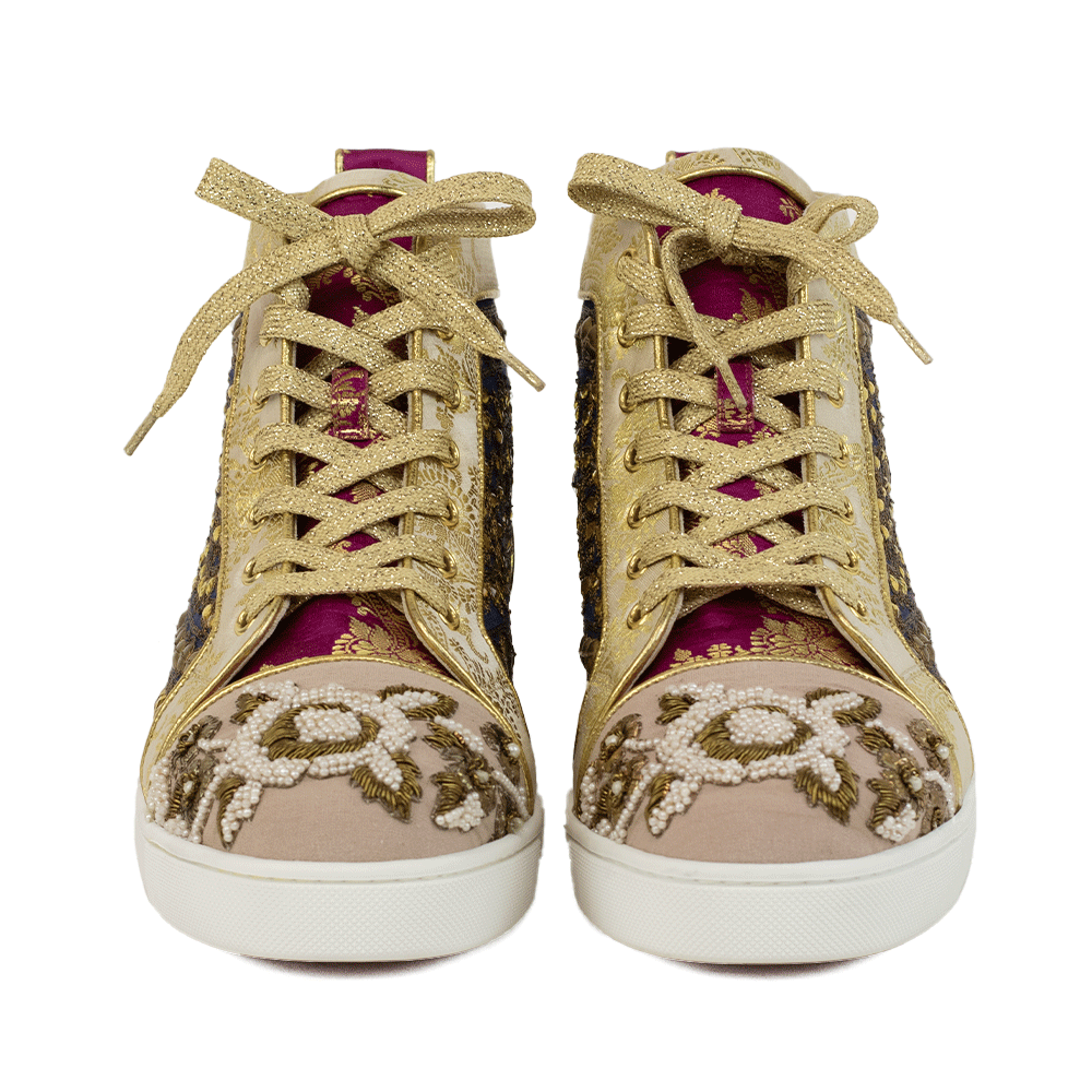 Christian Louboutin x Sabyasachi Limited Edition High Top Sneakers