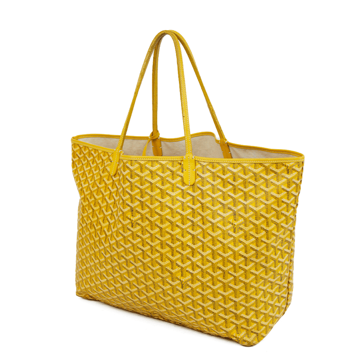 Goyard Yellow Coated Canvas St. Louis GM Tote Bag