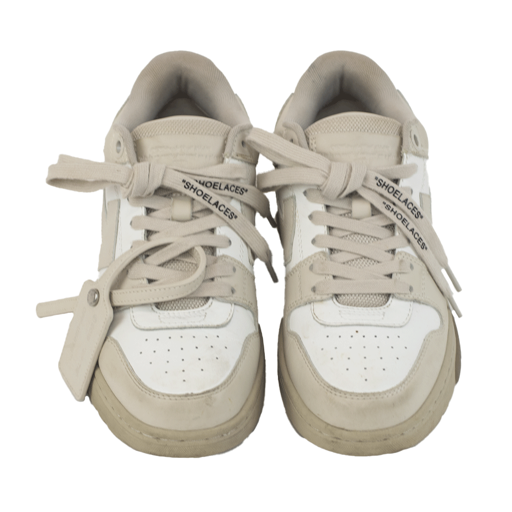 Off-White Out Of Office Beige 
White Sneakers