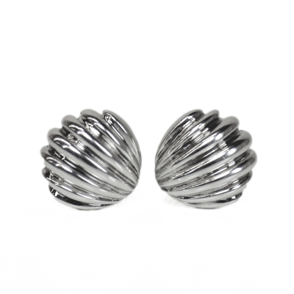 Tiffany 
Co. Sterling Silver Shell Cufflinks