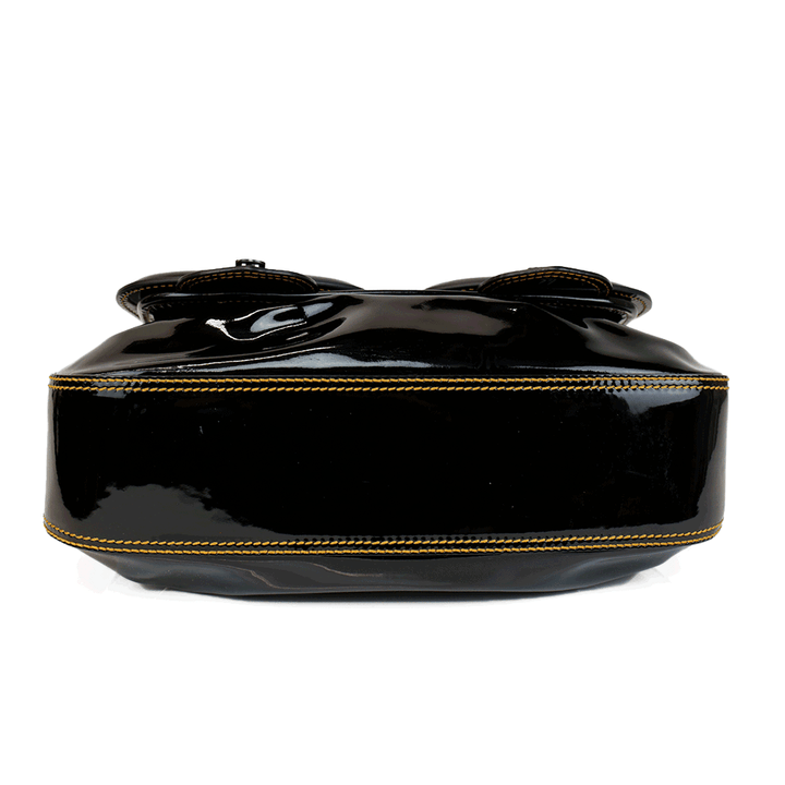 Fendi Black Patent Leather B Bag