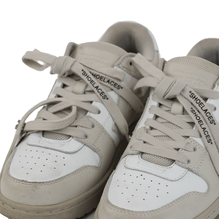 Off-White Out Of Office Beige 
White Sneakers