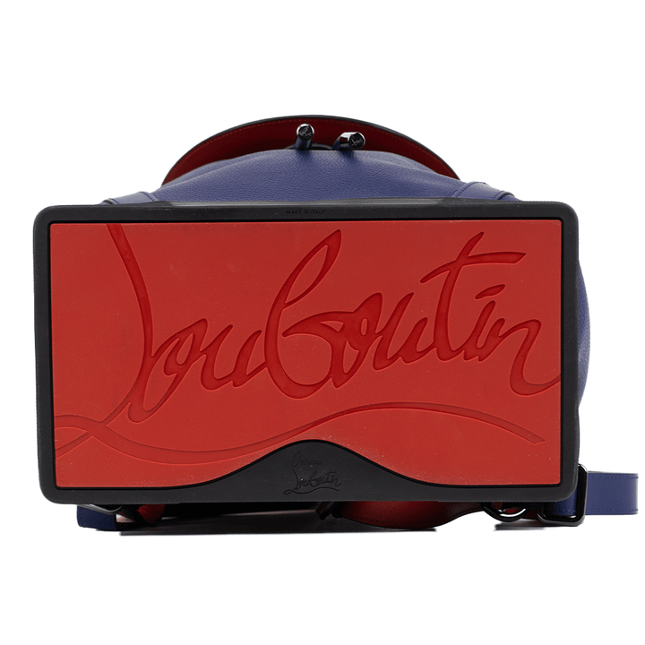 Christian Louboutin Explorafunk Navy Leather Backpack