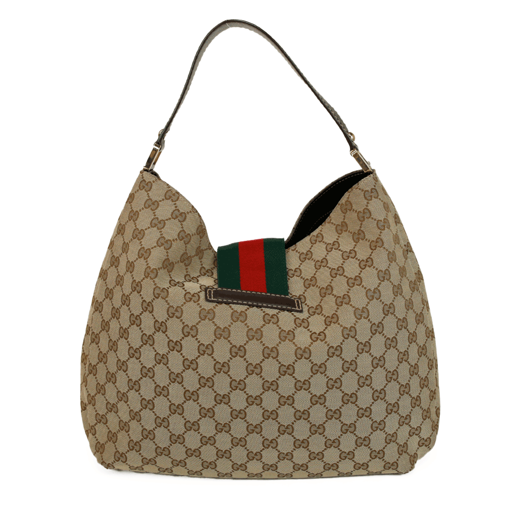 Gucci New Ladies Web Hobo Bag