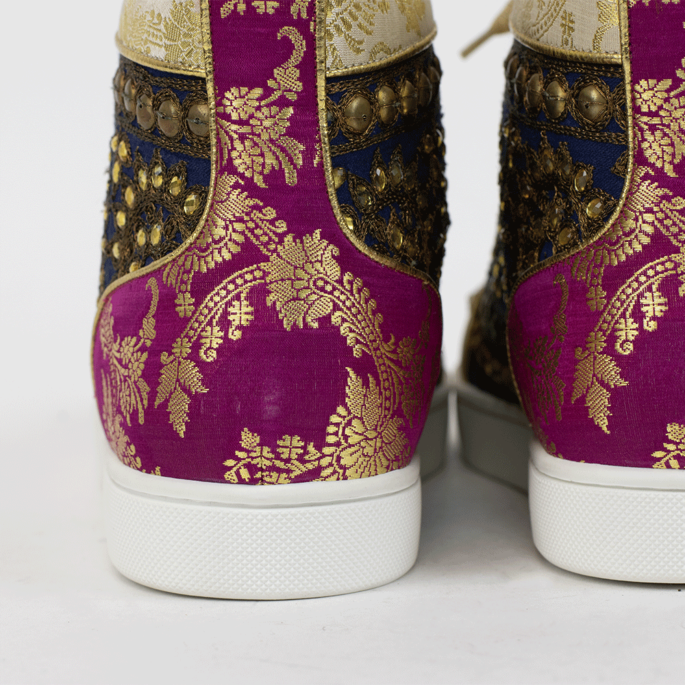 Christian Louboutin x Sabyasachi Limited Edition High Top Sneakers