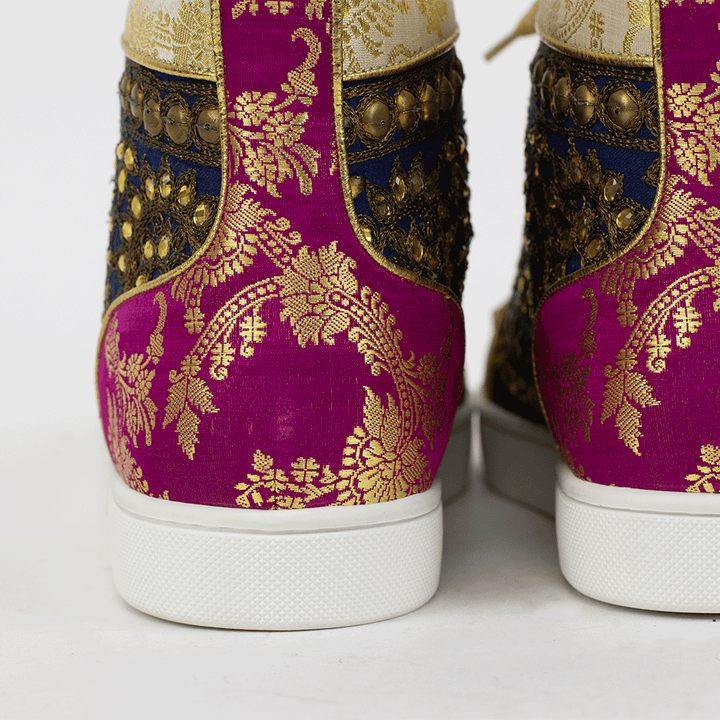 Christian Louboutin x Sabyasachi Limited Edition High Top Sneakers