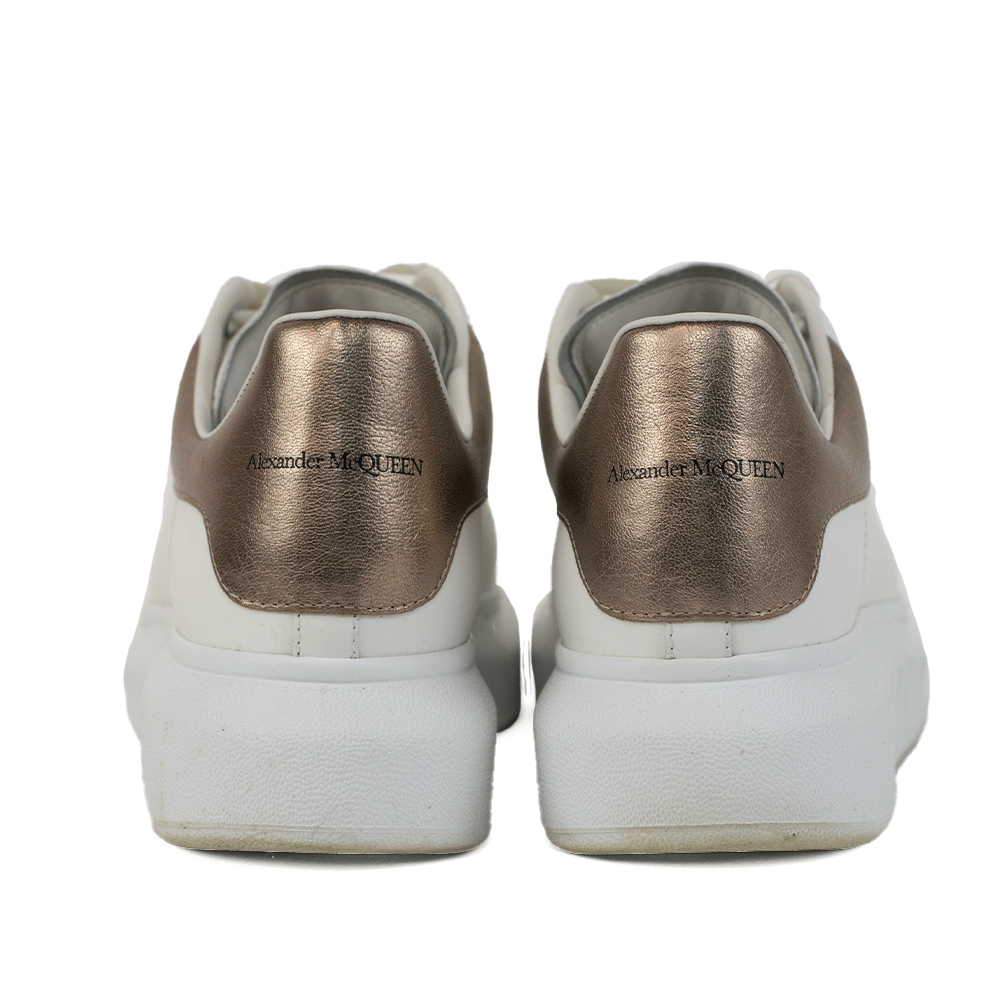 Alexander McQueen White 
Rose Gold Oversized Sneaker