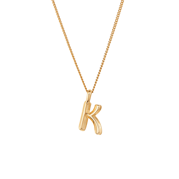 Jenny Bird Gold Monogram Chain Necklace