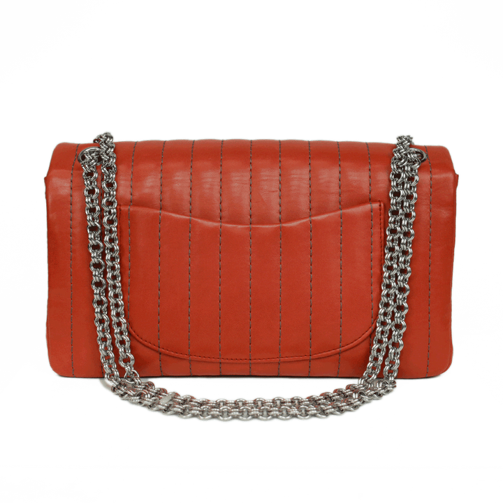 Chanel Red Vertical Quilt Flap Bag