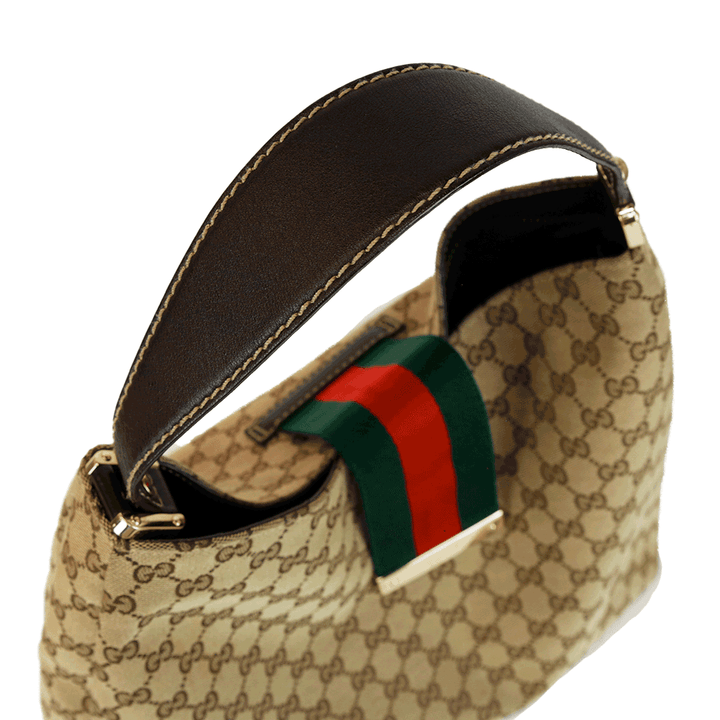 Gucci New Ladies Web Hobo Bag