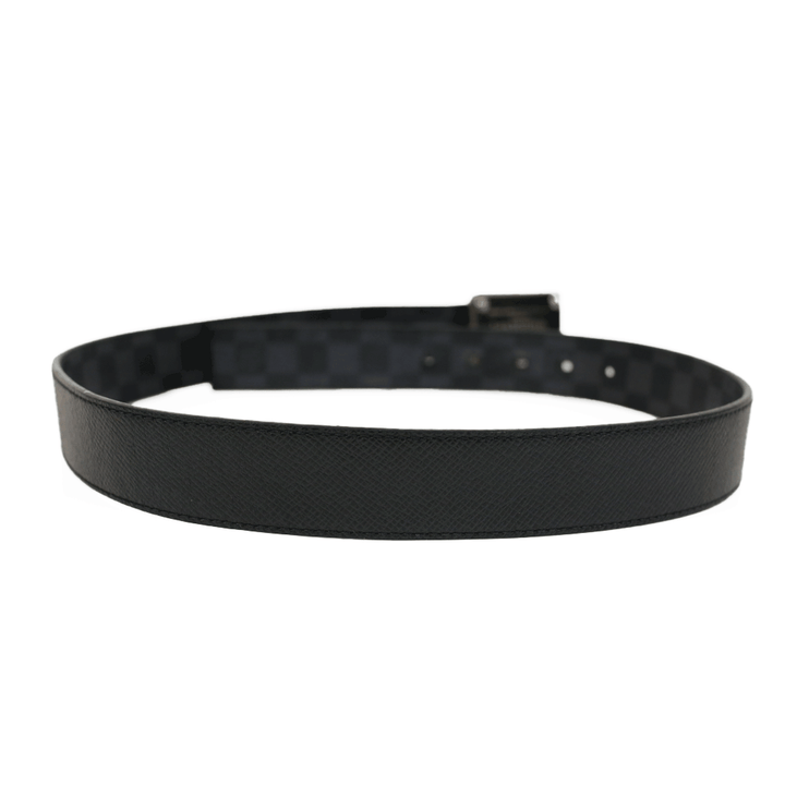 Louis Vuitton Black Damier Graphite Belt