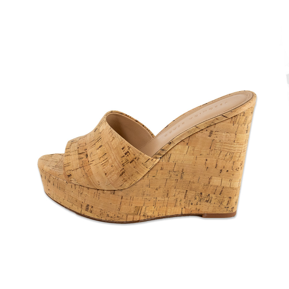 Veronica Beard Cork Wedge Sandals