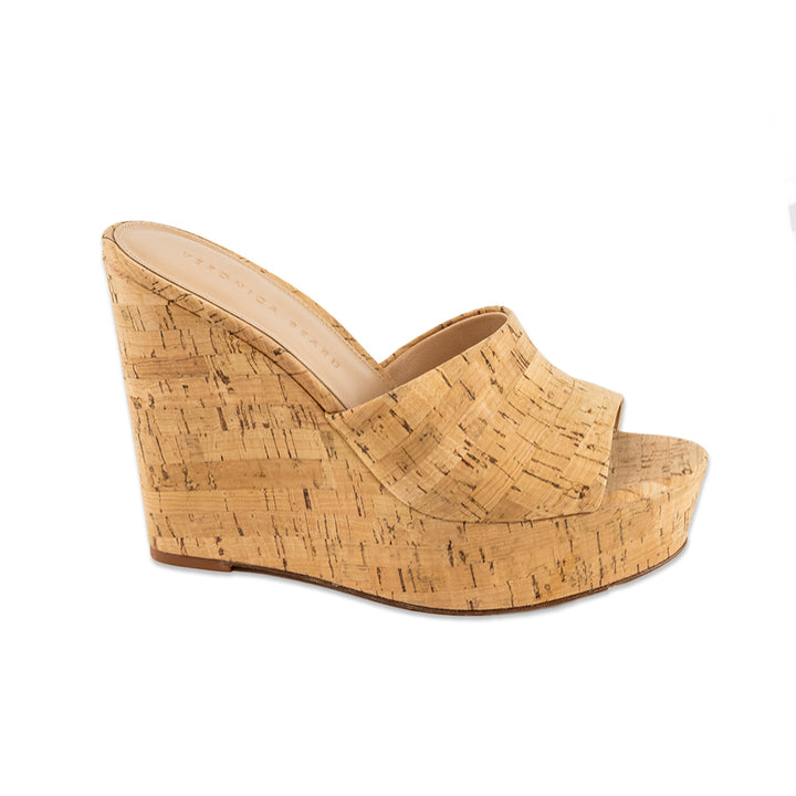 Veronica Beard Cork Wedge Sandals