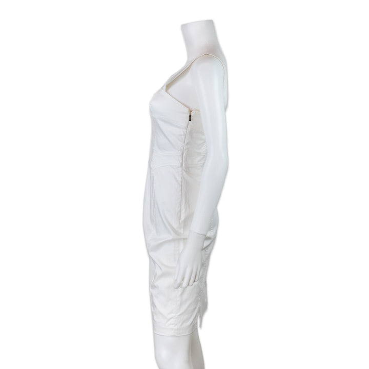 Versus Versace White Midi Dress