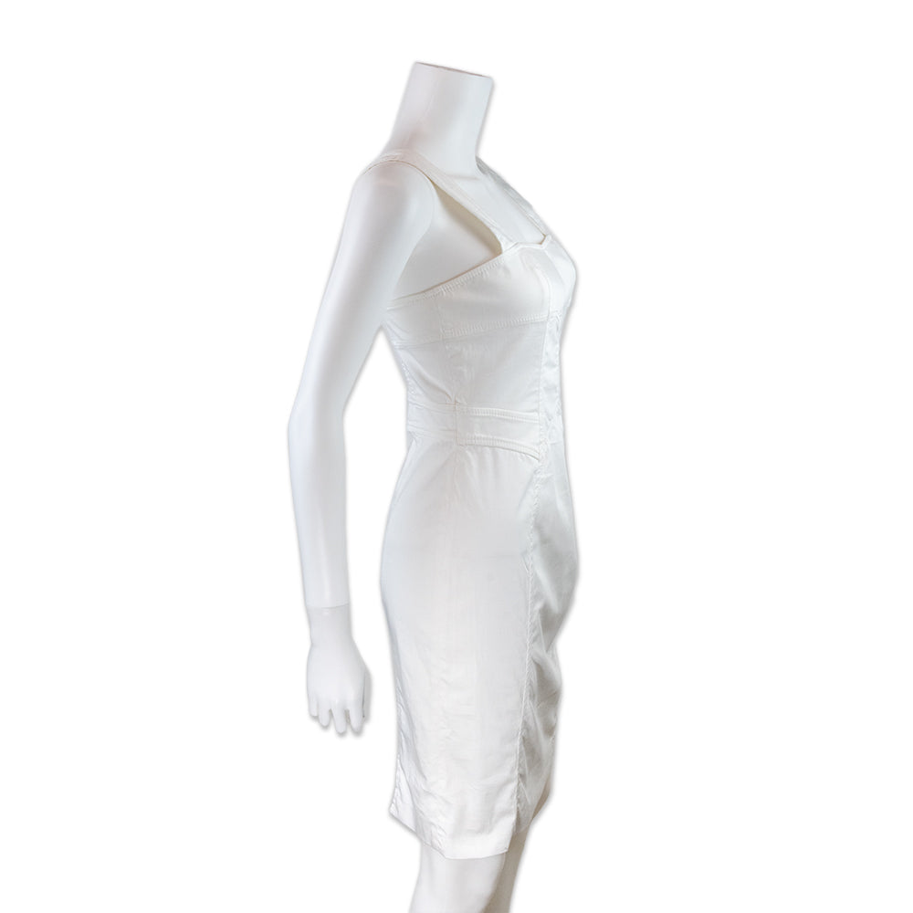 Versus Versace White Midi Dress