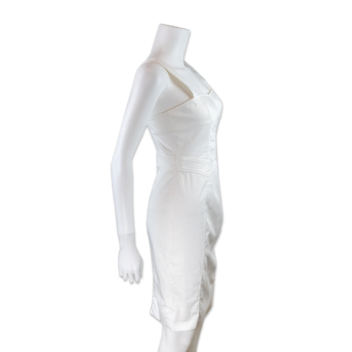 Versus Versace White Midi Dress