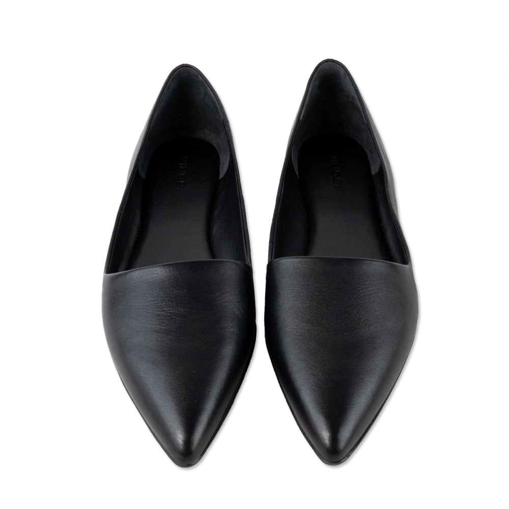 Vince Pointed Toe Rubber Sole Loafer