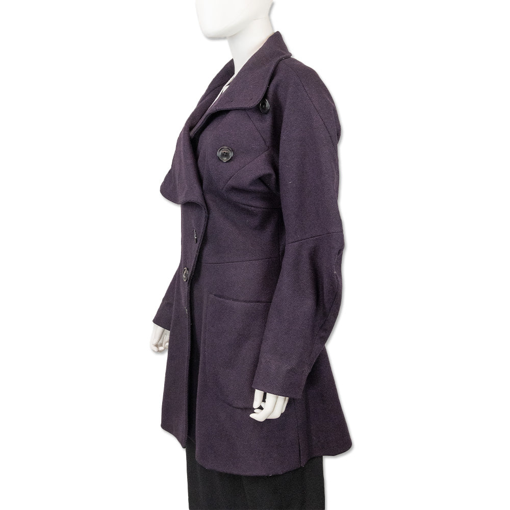 Vivienne Westwood Purple Wool Peacoat