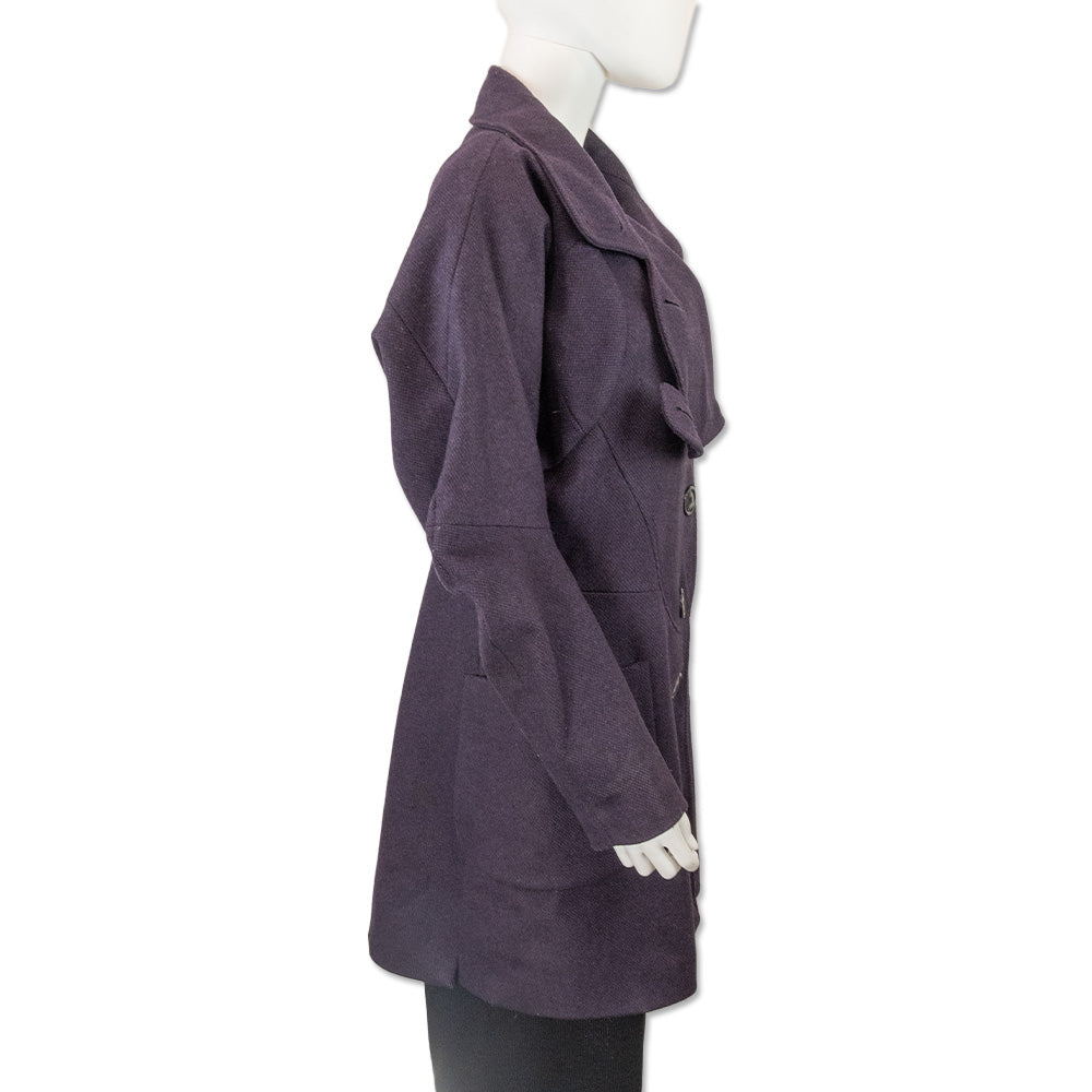 Vivienne Westwood Purple Wool Peacoat