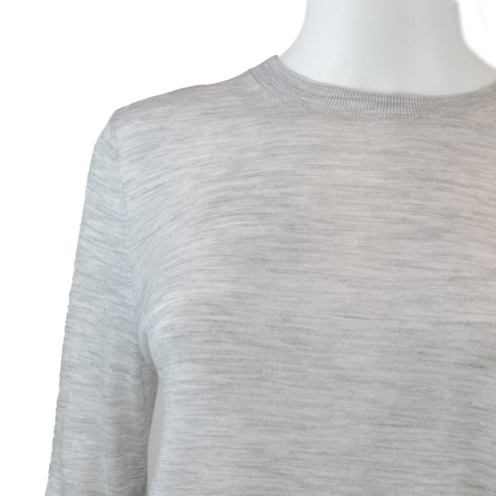 Zadig 
Voltaire Lightweight Gray Long Sleeve with Skull on Back