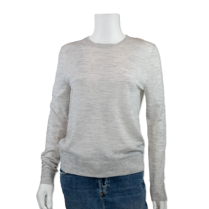 Zadig 
Voltaire Lightweight Gray Long Sleeve with Skull on Back