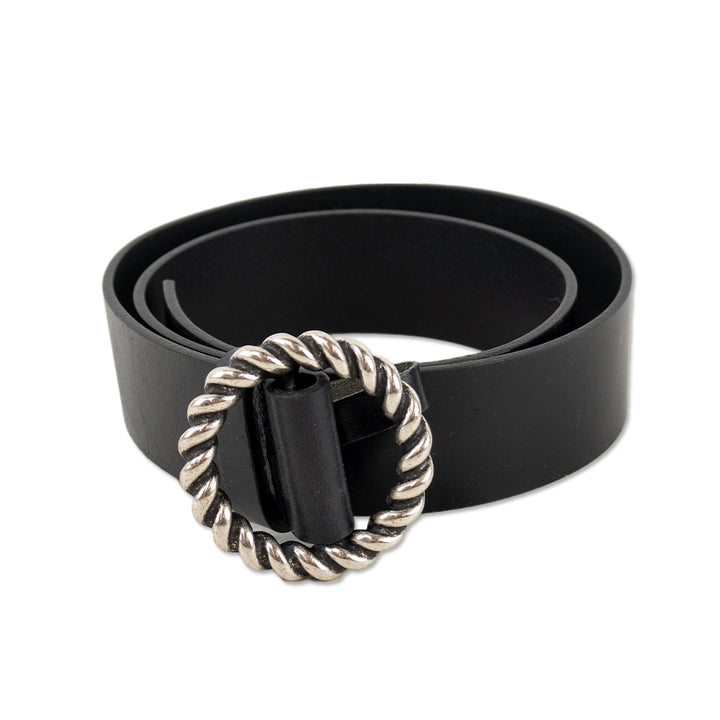 ba&sh Beus Black Leather Belt